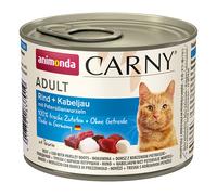 Animonda Carny Adult Bœuf & Cabillaud avec des racines de persil 200gx6