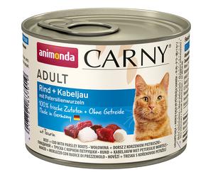 Animonda Carny Adult Bœuf & Cabillaud avec des racines de persil 200gx6