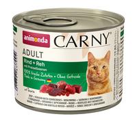 Animonda Carny Adult Bœuf & Cerf aux Airelles 200g x6