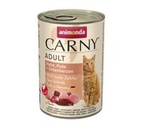 Animonda Chat Carny Adulte Poulet, Dinde et Coeurs de Canard 400g