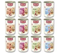 animonda Carny Adult Gourmet Selection Lot de 12 boîtes de 400 g de Nourriture Humide pour Chat Adulte 100% ingrédients Frais et charnels sans céréales ni Sucre