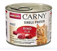 animonda Carny Adult Single Protein Boeuf Pur | 6 x 200 g de Nourriture pour Chat