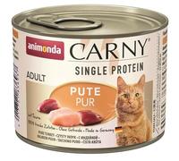 animonda Carny Adult Single Protein Dinde Pure | 6 x 200 g de Nourriture pour Chat