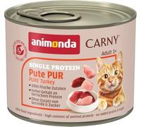 animonda Carny Adult Single Protein Dinde Pure | 6 x 200 g de Nourriture pour Chat