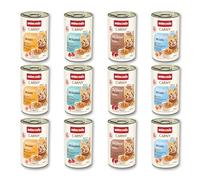animonda Carny Cat Drink Snack Liquide pour Chat avec Thon, Canard, Saumon, bœuf (Mix-Pack, 12 x 140 ML), sans céréales, sans Sucre, Nourriture complémentaire
