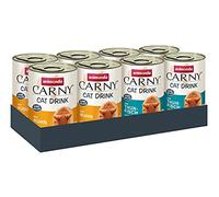 animonda Carny Drink Mélange de friandises pour Chat (8 x 140 ML), Soupe pour Chat, collation pour Chat sans Lait, céréales sans Sucre