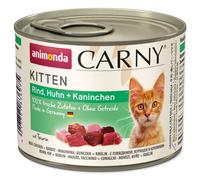 Animonda Carny Kitten Boeuf, poulet et lapin - 200g