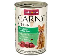 ANIMONDA Carny Kitten Beef&Chicken&Rabbit - bœuf, poulet et lapin pour chatons 12x400 g