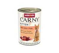 ANIMONDA Carny Kitten Veal&Chicken&Turkey 400 g Veau, Poulet & Dinde pour chatons