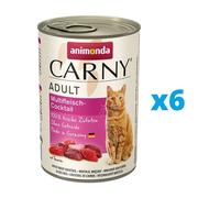 ANIMONDA Carny Lot Coctail des viandes 6 x 400 g