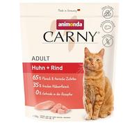 animonda Carny Nourriture pour Chat Adulte - Croquettes Chat sans Sucre et sans céréales - au Poulet + bœuf 350g