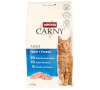 animonda Carny Nourriture pour Chat Adulte - Croquettes Chat sans Sucre et sans céréales - au Poulet + Truite 6x350g