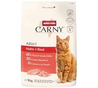 animonda Carny Nourriture pour Chat Adulte - Croquettes Chat sans Sucre et sans céréales - avec Poulet + bœuf 1x10kg