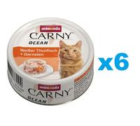 ANIMONDA Carny ocean thon blanc et crevettes 6 x 80g