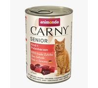 ANIMONDA Carny Senior - cœur de bœuf et de dinde 400 g pour les chats âgés de plus de 7 ans
