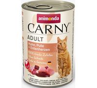 Animonda Cat Boîte Carny Adult Poulet & Dinde & Cœurs de Canard - 400 g