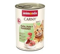 ANIMONDA Carny Boeuf, Dinde et Lapin 400 g