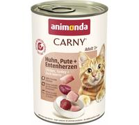 Animonda Chat Carny Adulte Poulet, Dinde et Coeurs de Canard 400g