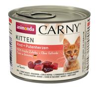 Animonda Cat Carny Kitten Bœuf + Cœurs de dinde 400 g