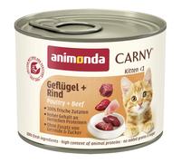 ANIMONDA Cat Carny Kitten saveur : volaille et bœuf 200g