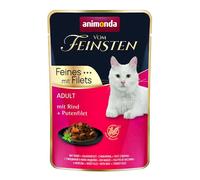 ANIMONDA Vom Feinsten Fines mit Filets Adult Bœuf & filet de dinde, pâtée pour chat 85 g