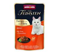 ANIMONDA Vom Feinsten Fines avec filets Adulte – Canard et filet de dinde – 85 g
