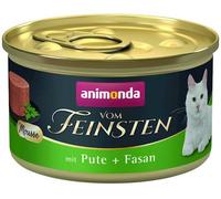 Animonda Cat | Vom Feinsten Mousse | Mousse pour chats - Boîte de 85 g - Dinde e