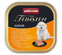 Animonda Dog Vom Feinsten Junior Coeurs de volaille et de dinde 150g