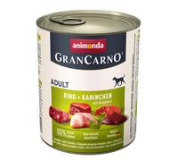Animonda GranCarno Adult Bœuf & Lapin aux Herbes 800gx6