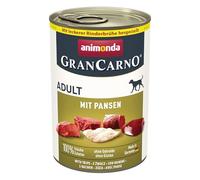 Animonda GranCarno Adult Pate pour Chien, Nourriture humide pour chien adulte avec panse 6 x 400 g