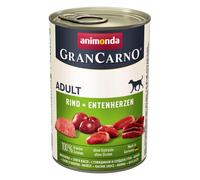 Animonda GranCarno Adulte Bœuf & Cœurs de Canard 400gx6