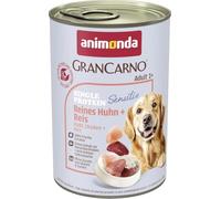 animonda Grancarno Nourriture humide pour chien Sensitive Poulet pur et riz (6 x 400 g)