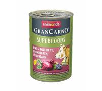 Animonda Grancarno Superaliments Boeuf, V. Betteraves, Mûres, Pissenlit 400 G Pour Chiens,,, En Conserve, Chiens, Nouveautés