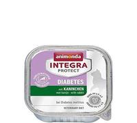 Animonda Chat Coquille Integra Protect Diabetes Avec Lapin 16 X 100g ( 21,19€/