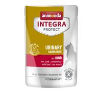 Animonda Integra Protect Nourriture Humide pour Chat Urinary Struvite avec bœuf (24 x 85 g), recommandée par Le vétérinaire en Cas de calculs urinaires, complément Alimentaire développé avec des