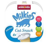 Animonda Milkies Lot de 15 x 4 Tasses de Lait pour Chat