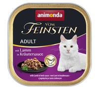 Animonda Vom Feinsten Adult avec agneau en sauce aux herbes 100gx32