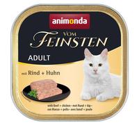 Animonda Vom Feinsten Adult avec Bœuf & Poulet 100gx32