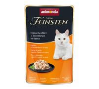 Animonda Vom Feinsten Adult avec filet de poulet & poitrine de canard en sauce 50gx18