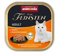 Animonda Vom Feinsten Adult avec poulet dans sauce aux carottes 100gx32