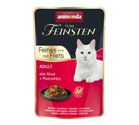 Animonda Vom Feinsten Adult Délicatés avec Filets de Bœuf & Filet de Dinde 85gx18