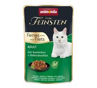 Animonda Vom Feinsten Adult Délicatés avec filets de lapin et filet de poulet 85gx18