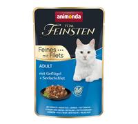 Animonda Vom Feinsten Adult Délicatesse avec filets de volaille et filet de colin 85gx18