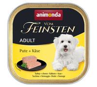 ANIMONDA Vom Feinsten Adult Dinde et Fromage Pâté pour chiens 150g