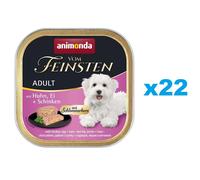 ANIMONDA Vom Feinsten Adult poulet, œufs et jambon 22x150g
