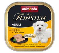 Animonda Vom Feinsten Adult Schlemmerkern avec bœuf, œuf & jambon 150gx22