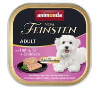 Animonda Vom Feinsten Adult Schlemmerkern avec poulet, œuf & jambon 150gx22