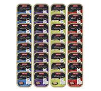 Animonda Vom Feinsten Adult Variété de Poisson & Viande (32 x 100 g), Nourriture Humide pour Chats Adultes, Nourriture pour Chats sans céréales ni Sucre, pâtés Finement émincés