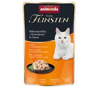 Animonda Vom Feinsten Avec Filet De Poulet & Canard. 50 G - 18 Pièces.