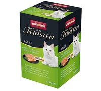 animonda vom Feinsten avec noyaux de Dinde et Poitrine de Poulet + Herbes (6 x 100 g), Nourriture pour Chat sans céréales Humide sans Sucre, avec des ingrédients Frais et charnus